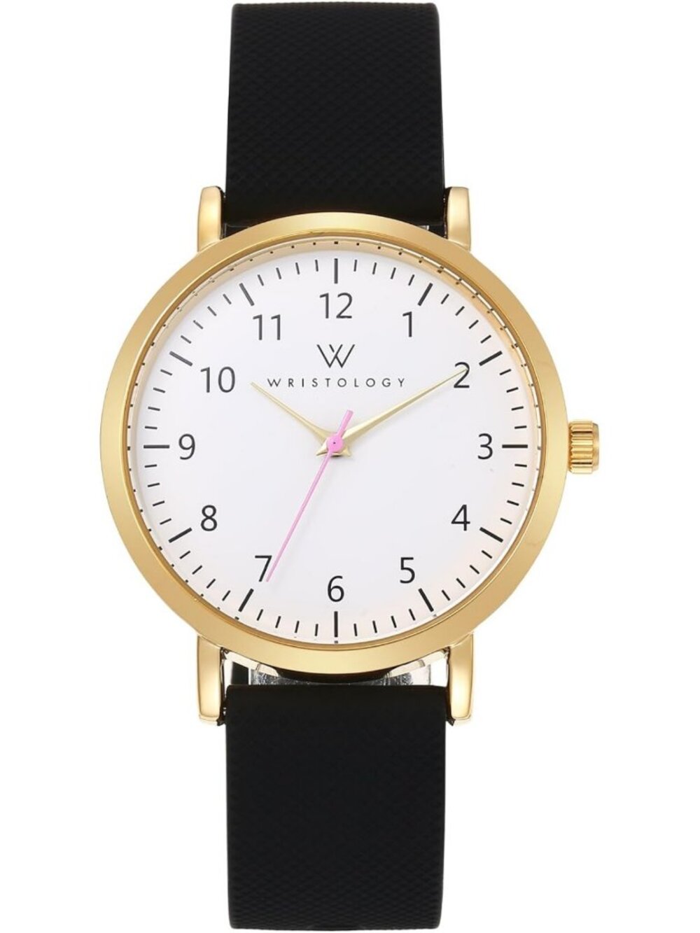 Large Face Women's Watch - Easy Read Analog, Interchangeable Silicone Strap